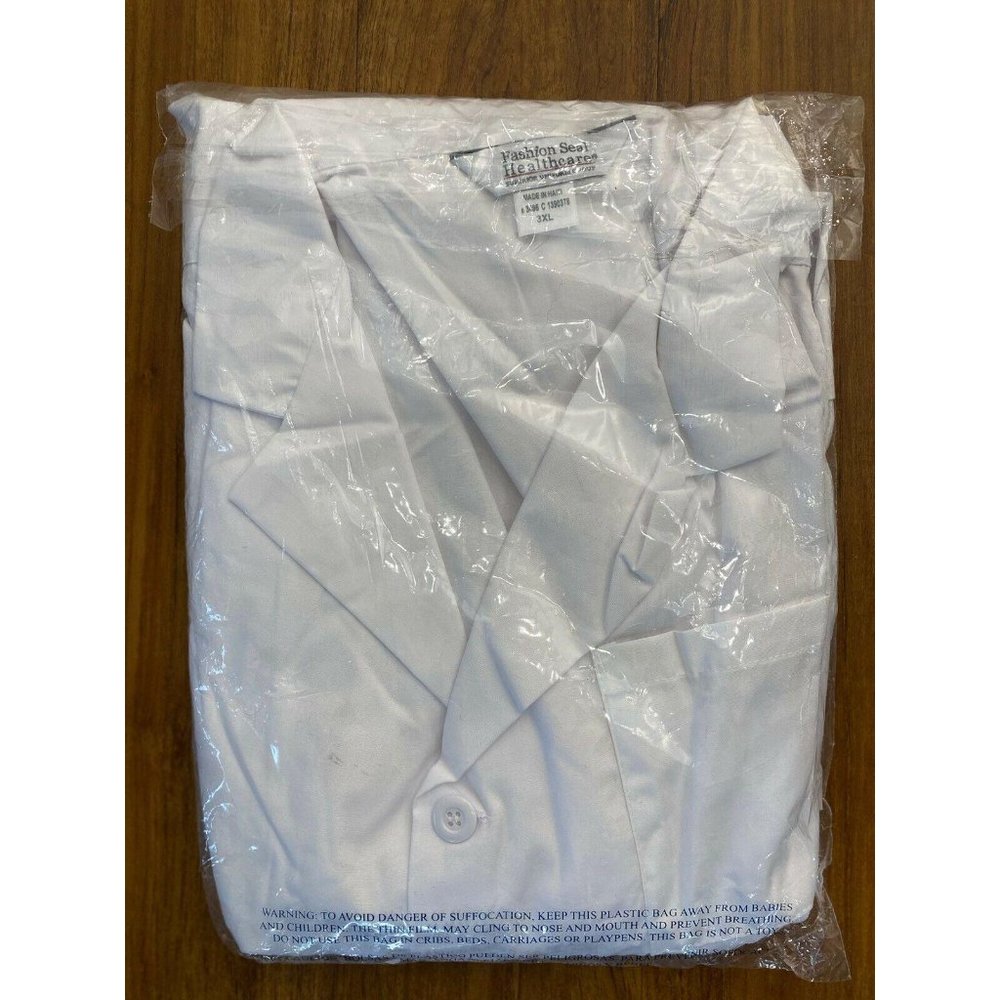 Fashion Seal Healthcare Knee Length White Lab Coat - Picture 10 of 12